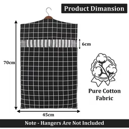 Kuber Industries Black Set of 4 Regular Multi-Utility Organisers image 4