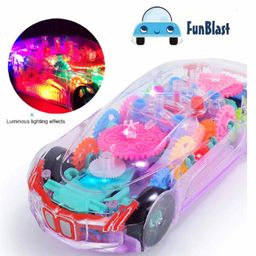 FunBlast 3D Car Toy with Light and Sound - Multicolor image 3