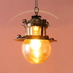 KINIS Copper-Toned & Orange Quirky Ceiling Lamp-image-44