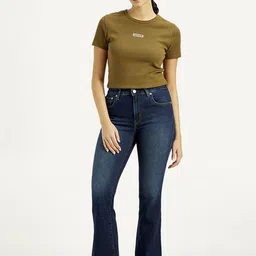 Levis Women Classic Regular Fit High-Rise Light Fade Stretchable Jeans-image-49