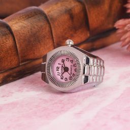 Thrillz Silver-Plated Adjustable watch Finger Ring-image-64