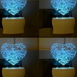SOMIL Purple & Blue Printed Glass Cylinder Shaped Wall Lamp-image-60