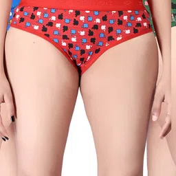 FiveFlag Mid-Rise Cotton Briefs Combo of 3-image-21