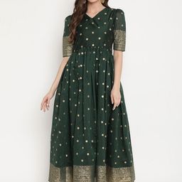 Ahalyaa A-Line Maxi Ethnic Dresses-image-59