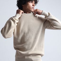 Espanshe Men Cotton Round Neck Sweatshirt-image-58