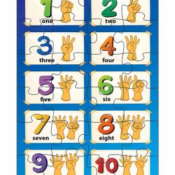 FunBlast Alphabet and Number Jigsaw Puzzles Set of 3 - 72 Pieces image 4