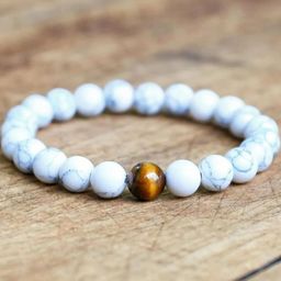 Divine souvenirs Unisex Artificial Beaded Elasticated Bracelet-92