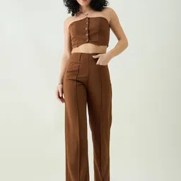 aayu Strapless Top With Trousers-picture-4