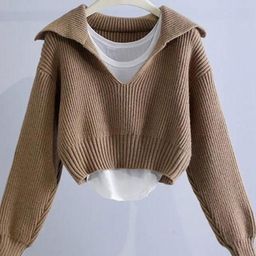 Alamode By Akanksha Women Brown Jennifer Cropped Sweaters-image-52