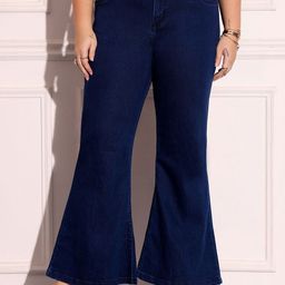 Miss Chase A+ Women Bootcut High-Rise Stretchable Jeans-picture-2