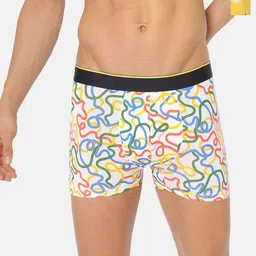 Bummer Men's Pack Of 2 Printed Micro Modal Trunks TRBREST02S-Brekkie, String Theory-picture-3