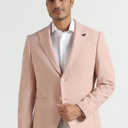 Blackberrys Textured Single Breasted Formal Blazer-image-14