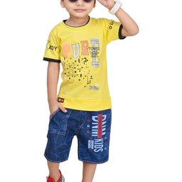 Zenat Boys T-shirt & shorts set-image-60