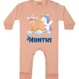 Arvesa Infants Printed Round Neck Bodysuits-image-61