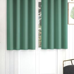Yellow Weaves Green Set of 2 Room Darkening Window-image-99