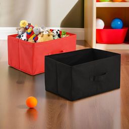 Kuber Industries Red & Black 2 Pieces Multi-Utility Organisers image 1