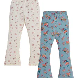 JusCubs Girls Pack Of 2 Printed Anklet-Length Leggings-image-41