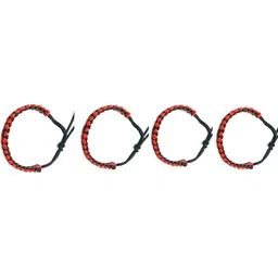 Dynamic Retail Global Set of 4 Red Men Cuff Bracelet-image-67