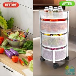 Go Hooked White Set of 1 Regular Multi-Utility Organisers image 2