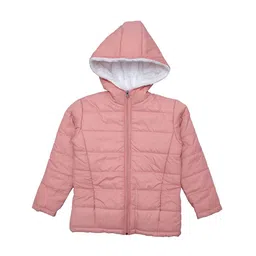 White Snow Girls Quilted Jacket-image-89