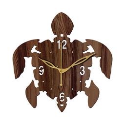 Freny Exim Brown Analogue Wood Wall Clock-54