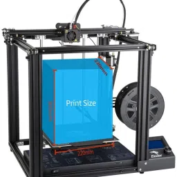 creality Ender-5 Pro 3d printer Cubic-constructure 3d printer kit, dual Y-axis designed, silent motherboard included to avoid noise occurs, together with a removable platform, these features help unlock the uninterrupted printing of 100% filament feed in-out.| Build Volume 220 x 220 x 300mm 3D Printer image 4