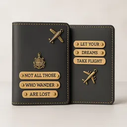 celed Men & Women Travel Black, Brown Genuine Leather Document Holder-picture-34