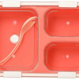 3-Compartment Leakproof Lunch Box with Spoon 1 Containers Lunch Box-image-57
