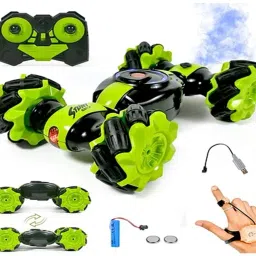 Smoke Twist Car With Double Remote Control | Gesture Twist Stunt Car | Dance Car-image-45