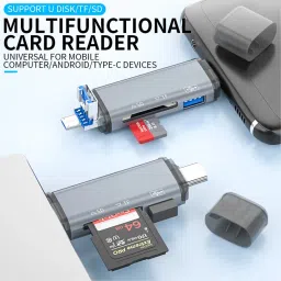 CIHROX 3 In 1 USB Type -C Adapter Card Reader image 5