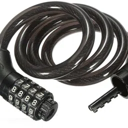 shrenik Spiral Lock 4 Digit Combination Resettable Password Change Number Cable Helmet Bicycle Lock image 2