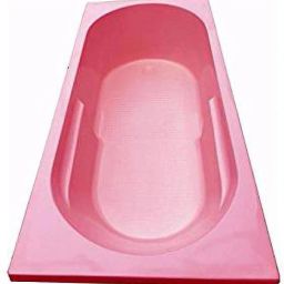 Melody Acrylic 5 feet Rectangular Bath Tub - Pink Free-standing Bathtub-image-66