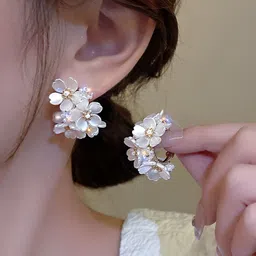 Shining Diva Fashion Gold Plated Hoop Earrings-37