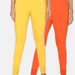 TSG Bliss Women Pack of 2 Churidar Leggings-picture-36