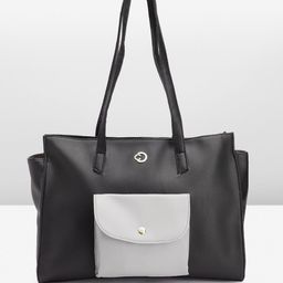 Caprese Colourblocked Structured Shoulder Bag-12