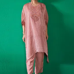Anouk Embroidered Top With Trousers Co-Ords-14