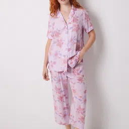 women'secret Women Floral Printed Night suit-picture-28