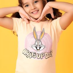 V-Mart Girls Graphic Printed Round Neck Cotton T-Shirt-picture-13