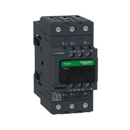 Schneider Electric TeSys D Contactor 3 Pole 80A AC-1, 65A AC-3, 65A AC-3e 1NO+1NC 220V AC LC1D65AM7-40