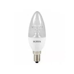 Surya 5 W 6500 K Candlelite Candle Bulb White-20