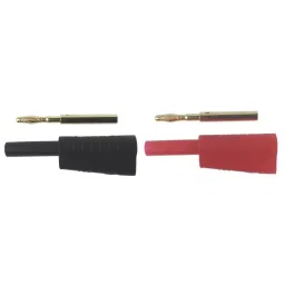 RS PRO 2mm Black Red Male Banana Connector 30 V ac 60 V dc 10A, 1873807-13