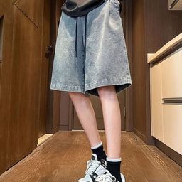 KPOP Men Relaxed Fit Shorts-image-4