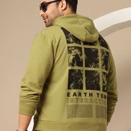 Sztori Plus Size Graphic Printed Hooded Sweatshirt-image-59