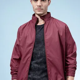 SZN Mock Collar Windcheater Bomber Jacket-picture-30