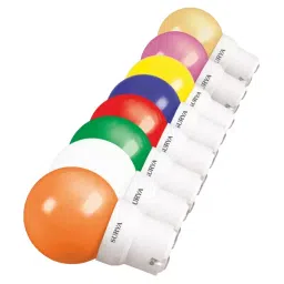 Surya 0.5 W LED Lamp Round Bulb Orange, Neo Maxx-6