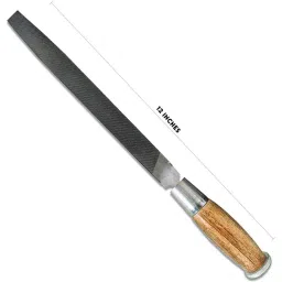 AMB 12 inch (304.8 mm) Flat File Tool With Wooden Handle, AZWFF12 image 2