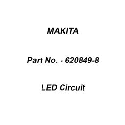Makita LED Circuit Suitable For DTD171, Part No 620849-8-image-66