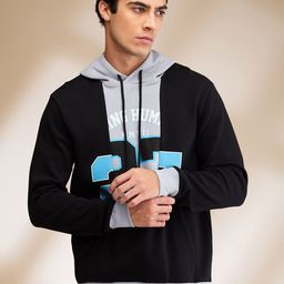Being Human Men Bomber with Patchwork Cotton Jacket-image-77