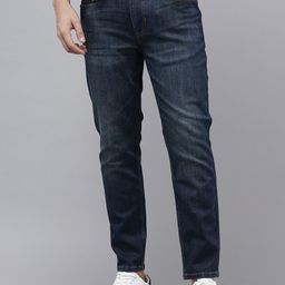 U.S. Polo Assn. Denim Co. Men Cole Tapered Fit Mid-Rise Light Fade Stretchable Jeans-picture-45
