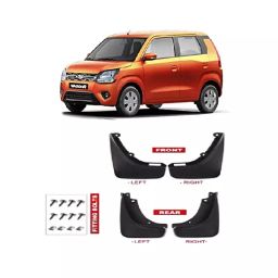 Automoto Cup Type Mud Flaps Splash Guard Front & Rear for Maruti Suzuki WagonR 2019 (Set of 4)-12